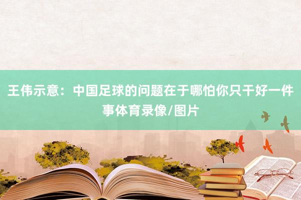 王伟示意：中国足球的问题在于哪怕你只干好一件事体育录像/图片