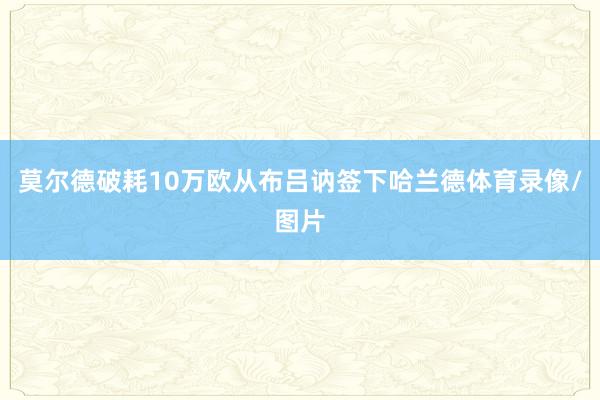 莫尔德破耗10万欧从布吕讷签下哈兰德体育录像/图片